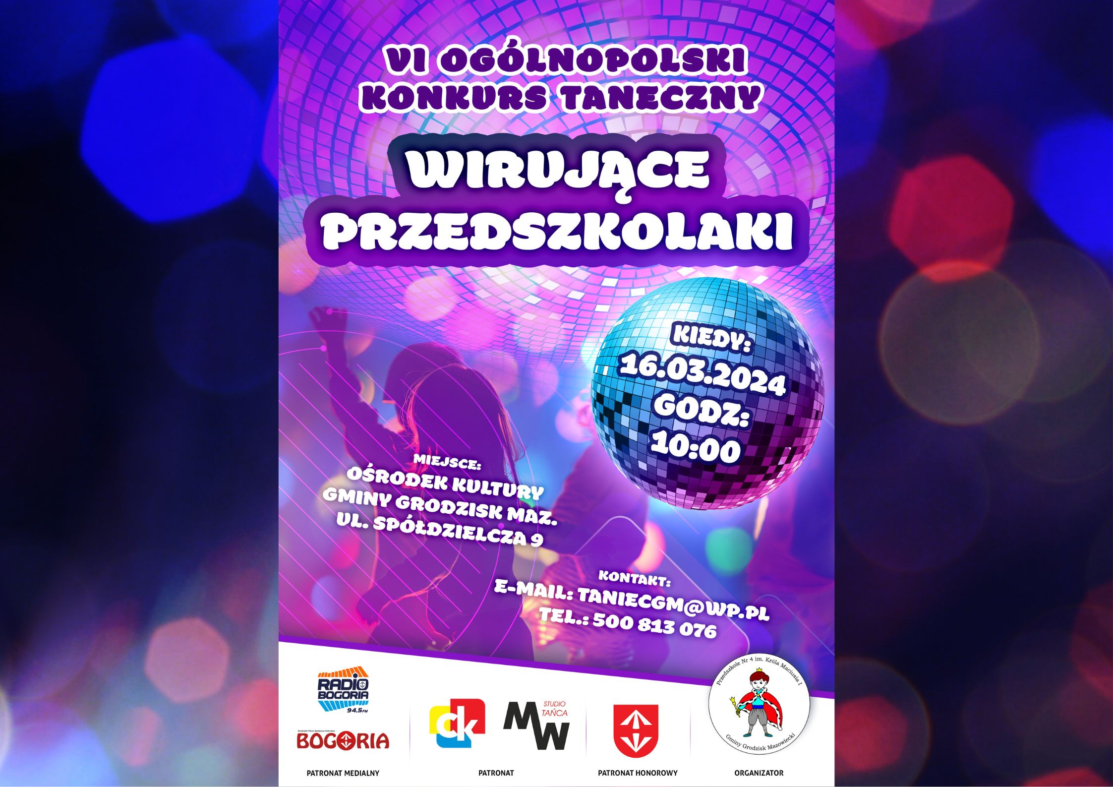 Ogólnopolski VI Międzyprzedszkolny Konkurs Taneczny „Wirujące Przedszkolaki”